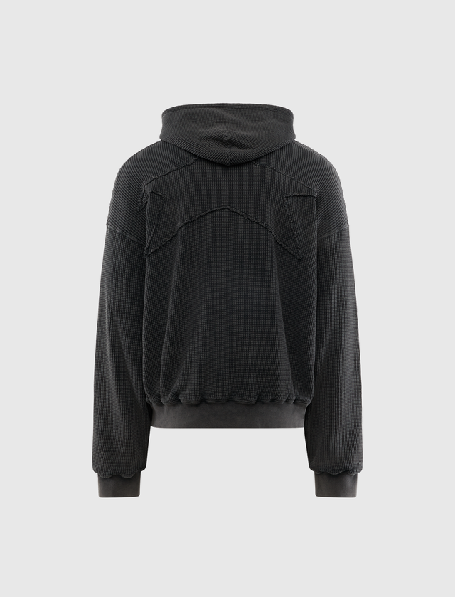 BARRIERS STAR WAFFLE HOODIE – Social Status