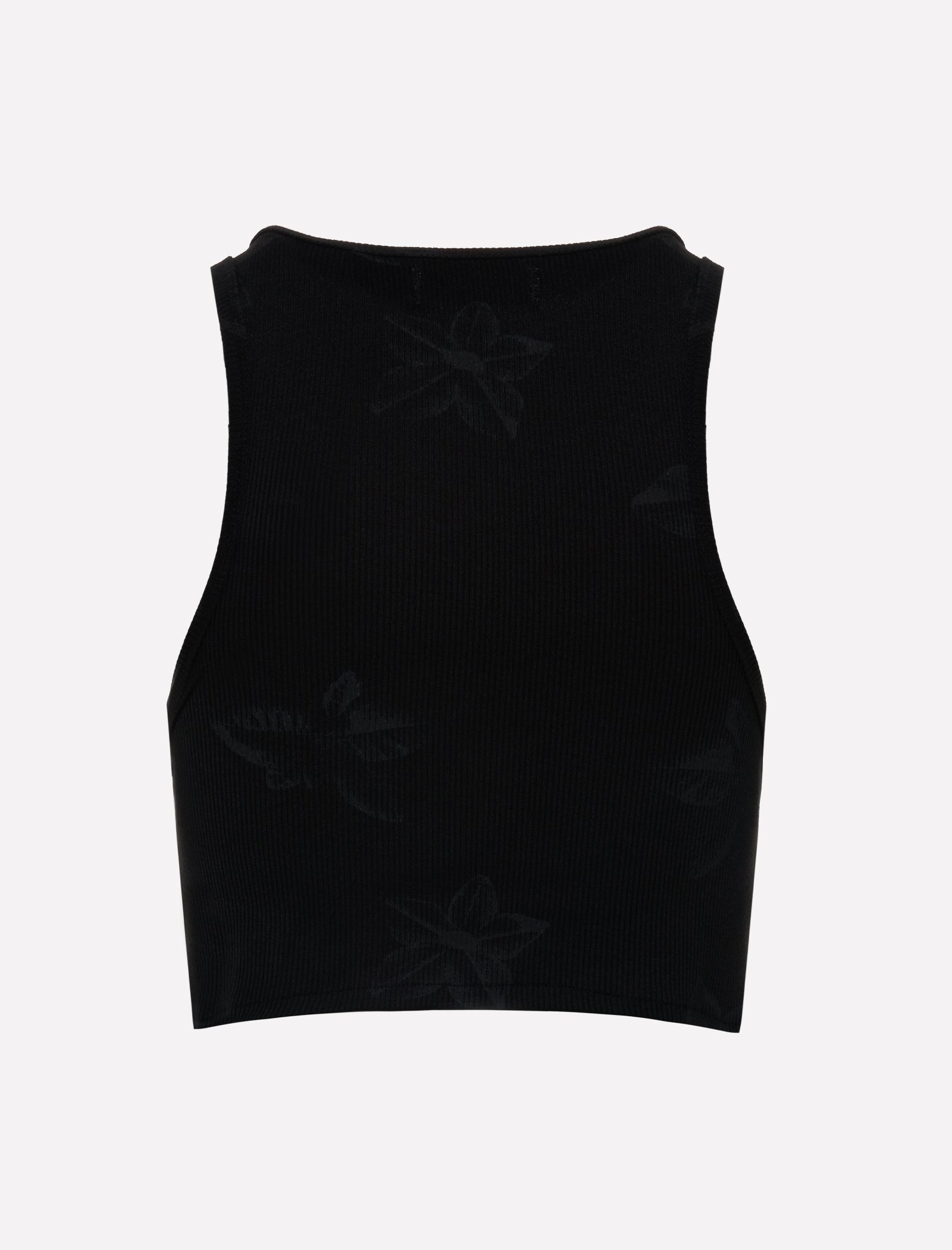 HONOR THE GIFT WOMEN'S FLORAL RIBBED TANK