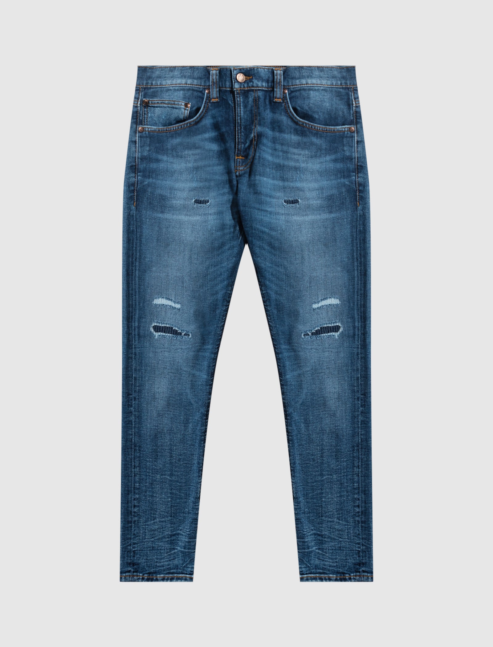 NUDIE JEANS CO. TIGHT TERRY MENDED DENIM