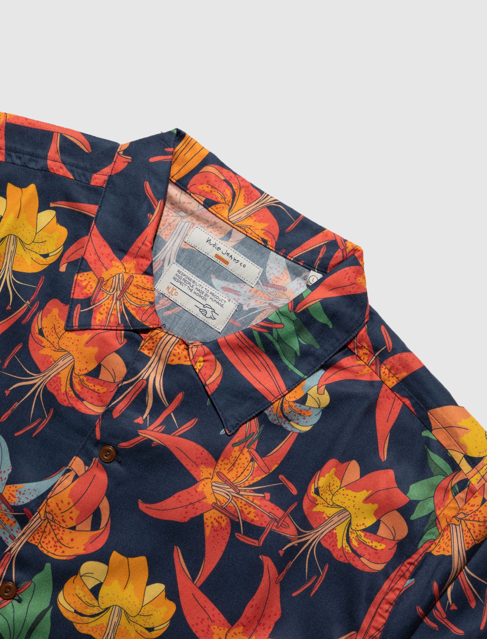 NUDIE JEANS CO. ARVID LILIES SHIRT