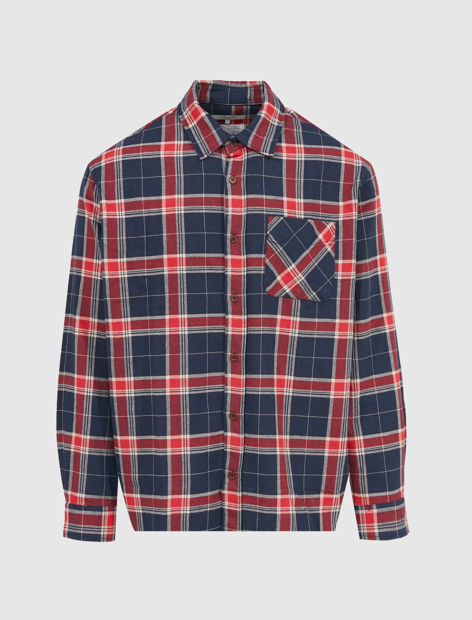 NUDIE JEANS CO. RELAXED FLANNEL