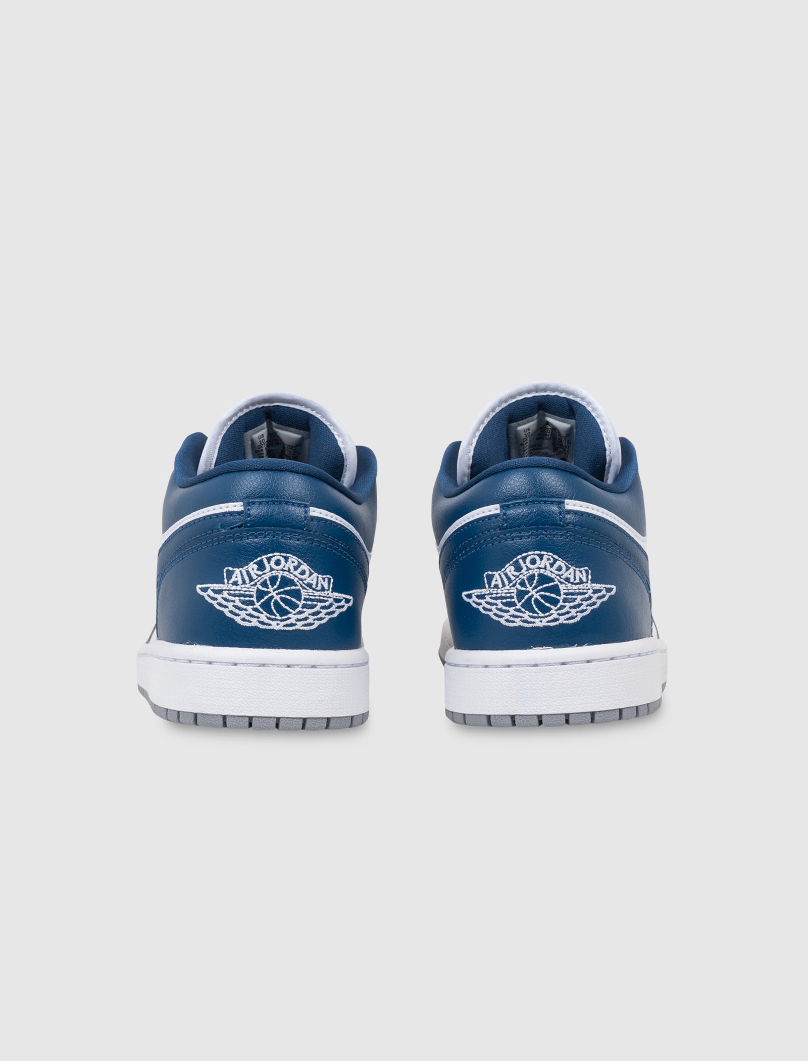 air jordan 1 low white grey blue
