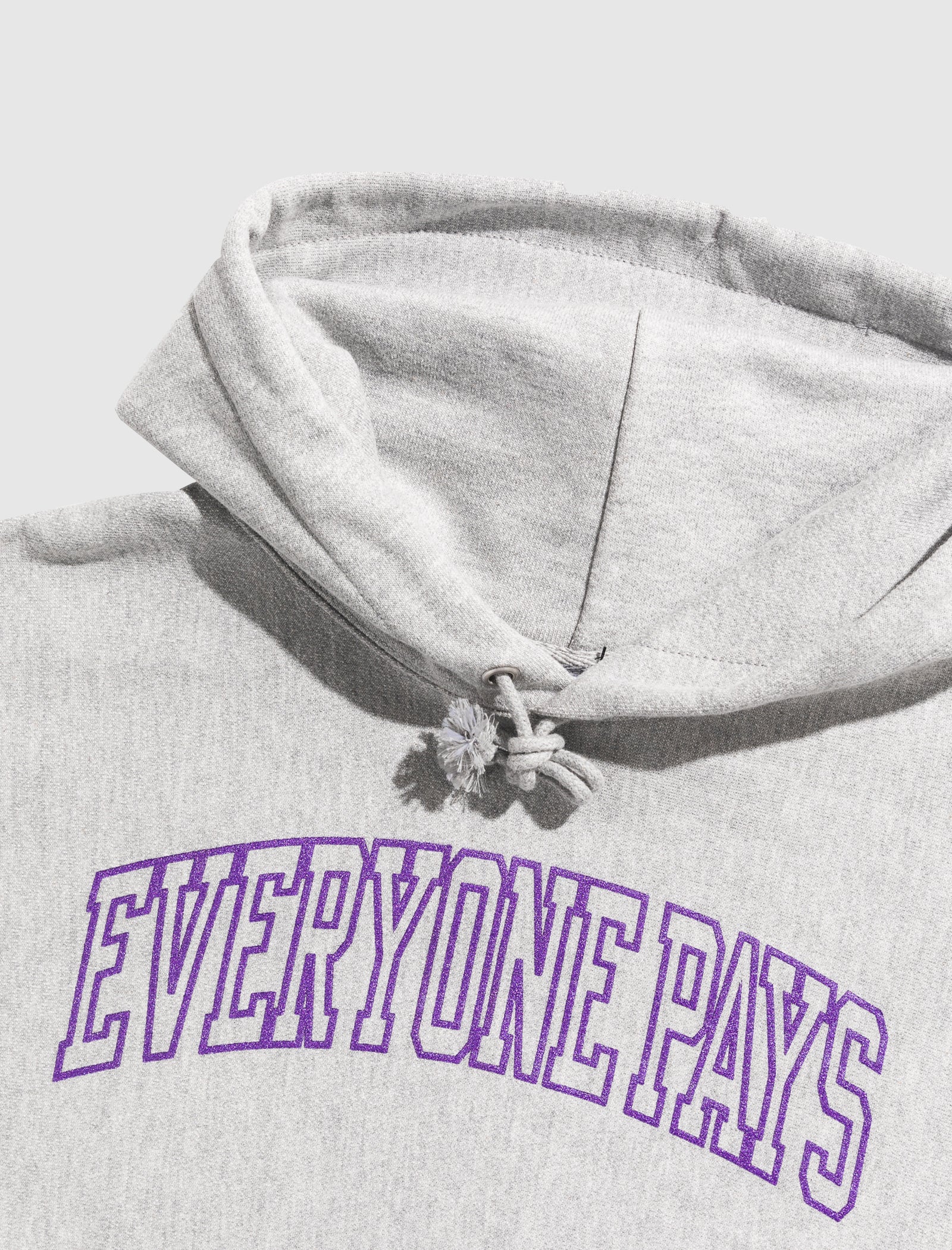 EVERYONE PAYS CHEST LOGO HOODIE