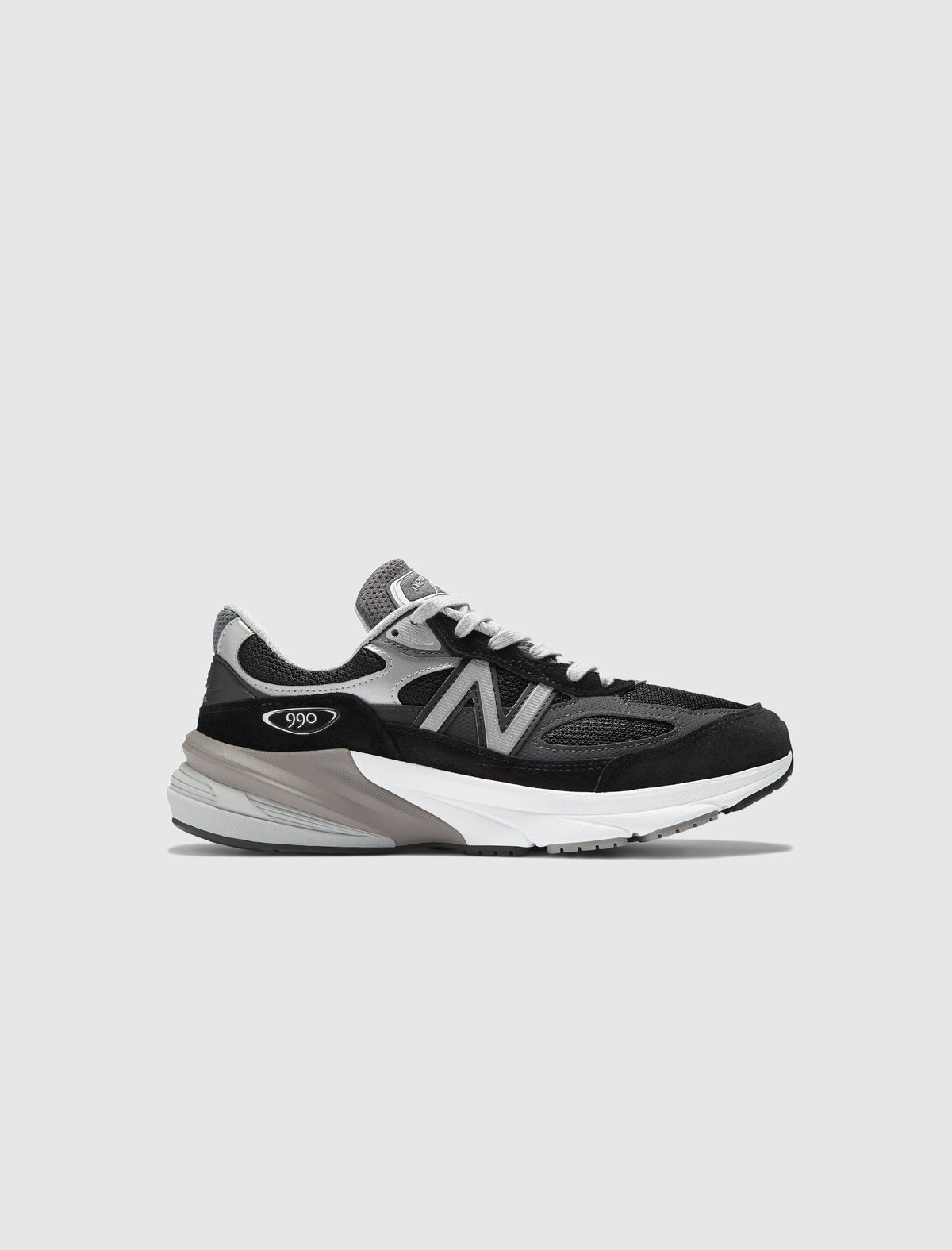 New Balance 990V6 Black and Grey LifeStyle Athletic Runners NEW Men’s size 10.5 New Balance 990 V6 W990BK6 Black Suede/Mesh Lifestyle  main image 2