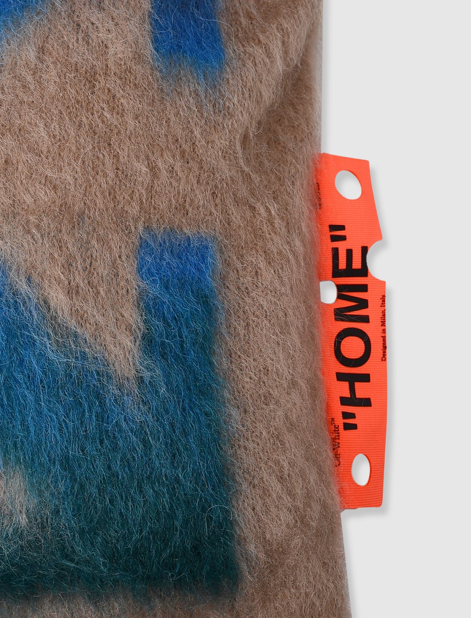 OFF-WHITE SMALL MOHAIR PILLOW