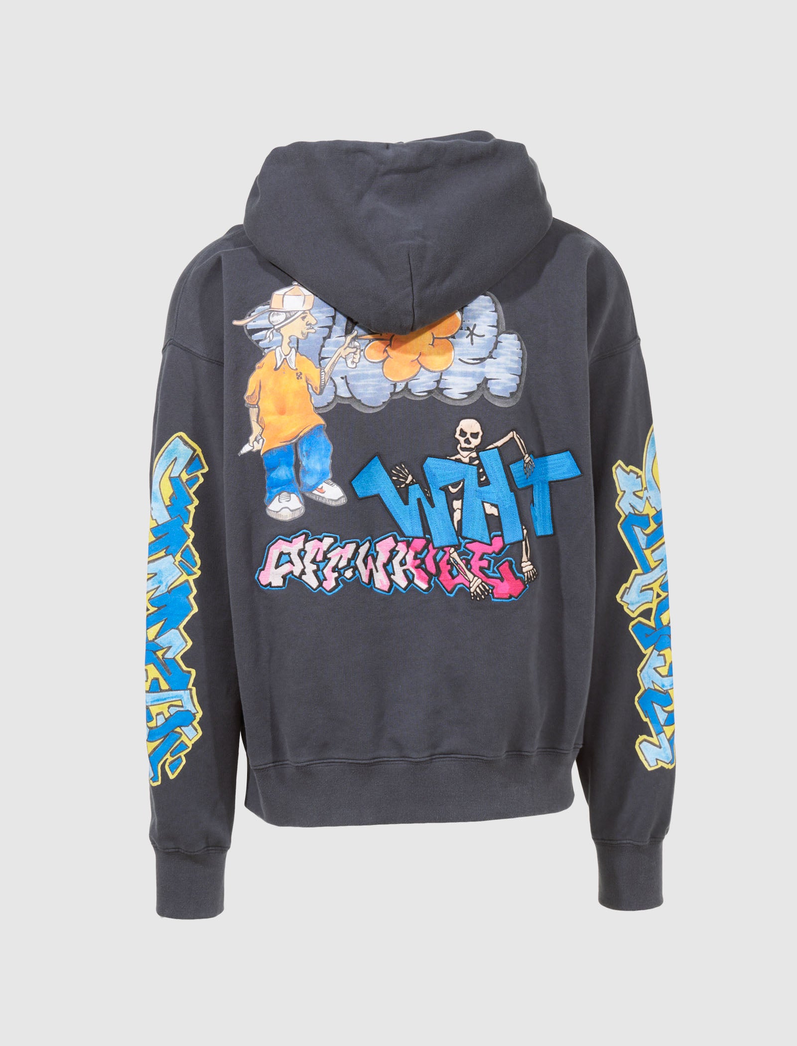 OFF-WHITE GRAFFITI PUPP SKATE HOODIE