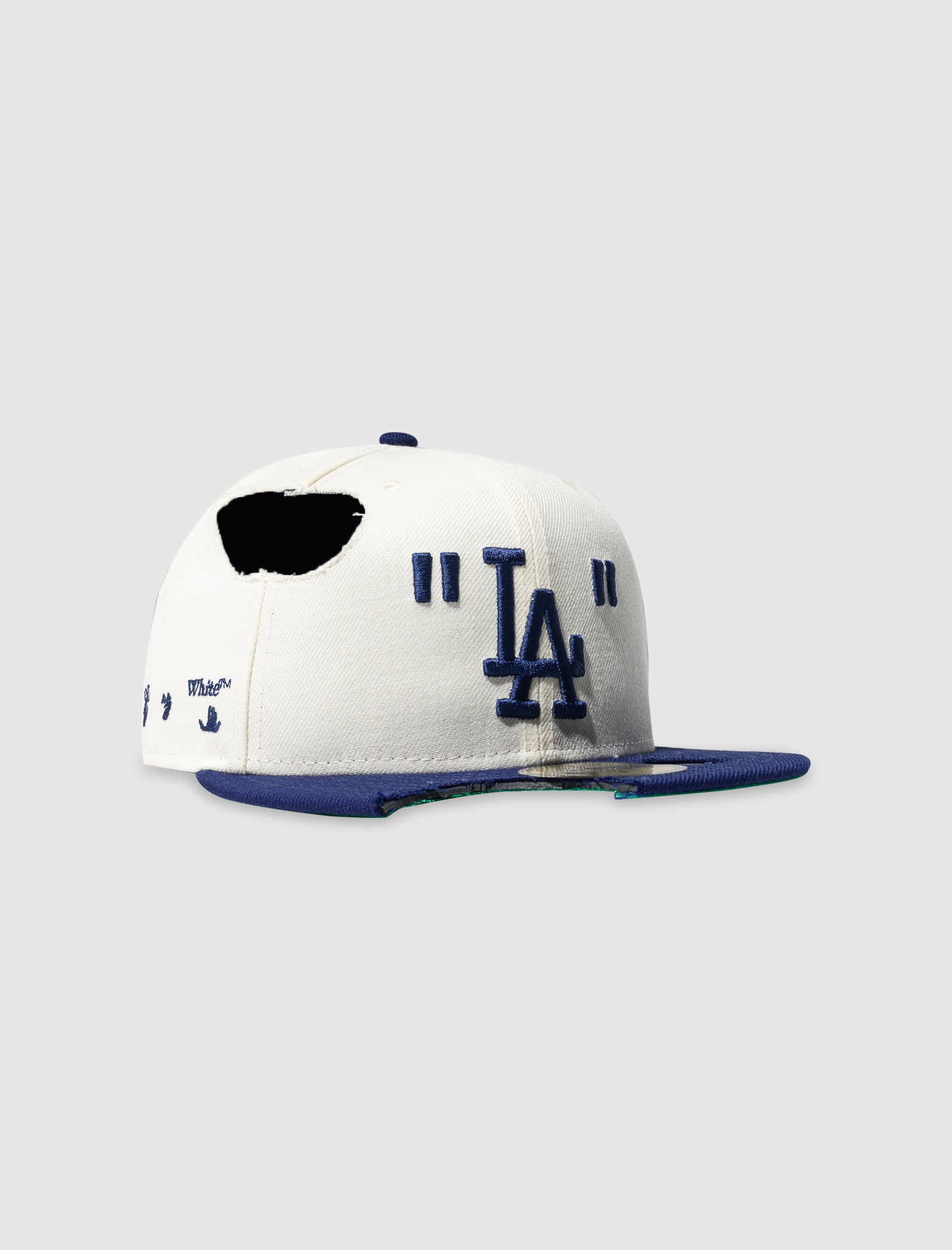 OFF-WHITE x MLB Los Angeles Dodgers T-Shirt Cream/Blue Men's - US