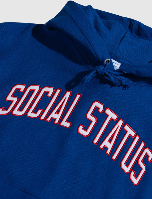 SOCIAL STATUS REVERSE WEAVE PULLOVER HOODIE