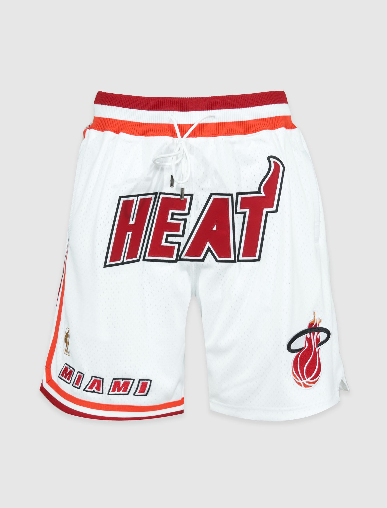 Nike Men's Miami Heat Red Mesh Shorts, Large