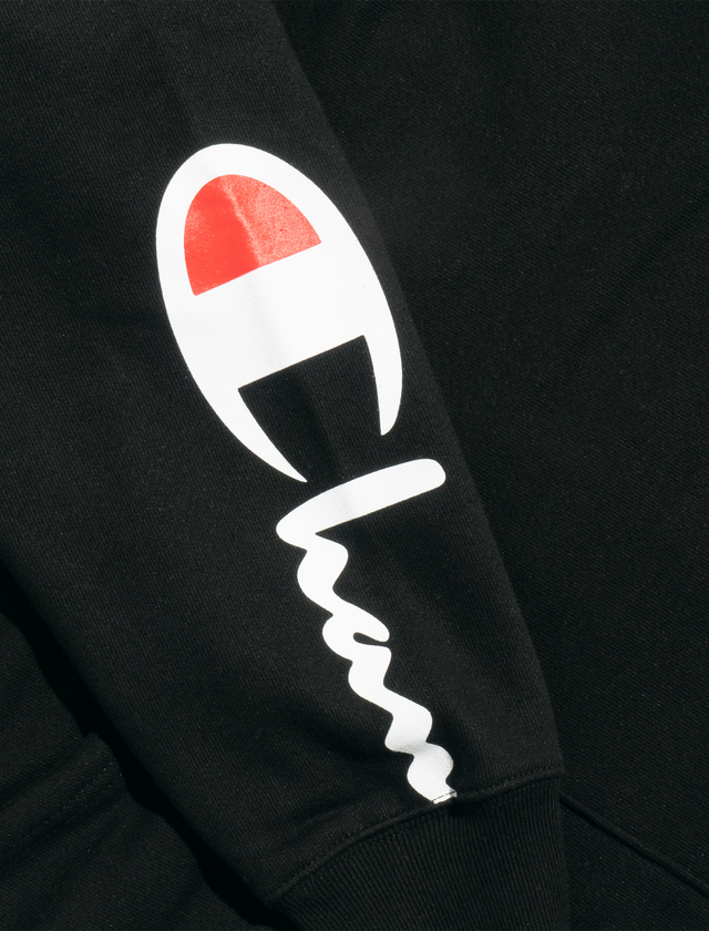 SOCIAL STATUS REVERSE WEAVE PULLOVER HOODIE